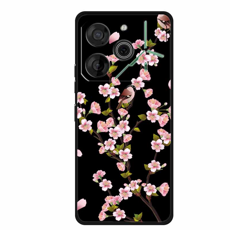 Черный силиконовый чехол для телефона Tecno Pova 6 Pro, противоударный, мягкий чехол-бампер для Tecno Pova 6 Pro, задняя крышка-чехол Pova6 Pro, мультяшный