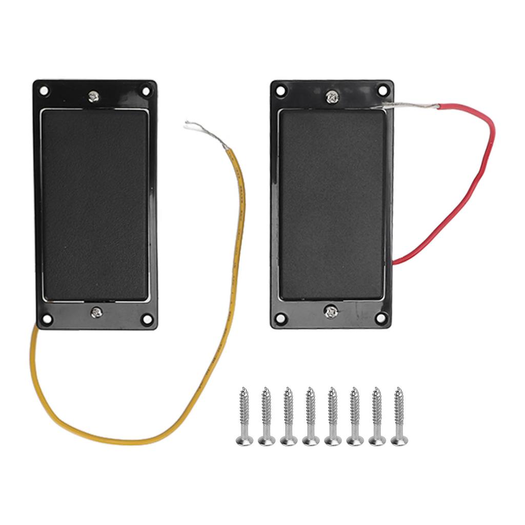 Звукосниматель для электрогитары, металлический бриджевый и нековый, с закрытым двойным звукоснимателем, части музыкального инструмента