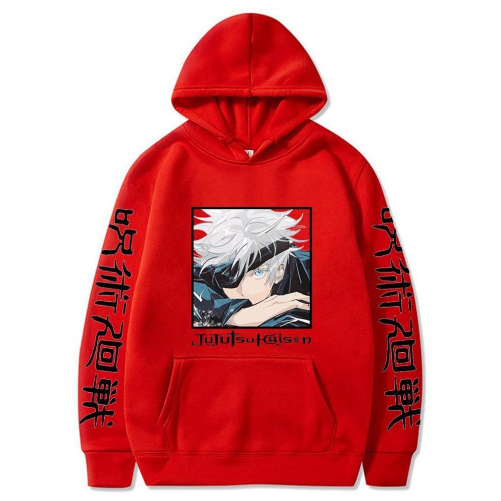 Толстовки с принтом аниме дзюдзюцу кайсен, толстовки унисекс в стиле хип-хоп, пуловер с длинными рукавами в стиле Харадзюку, свободная уличная одежда с принтом для мужчин и женщин
