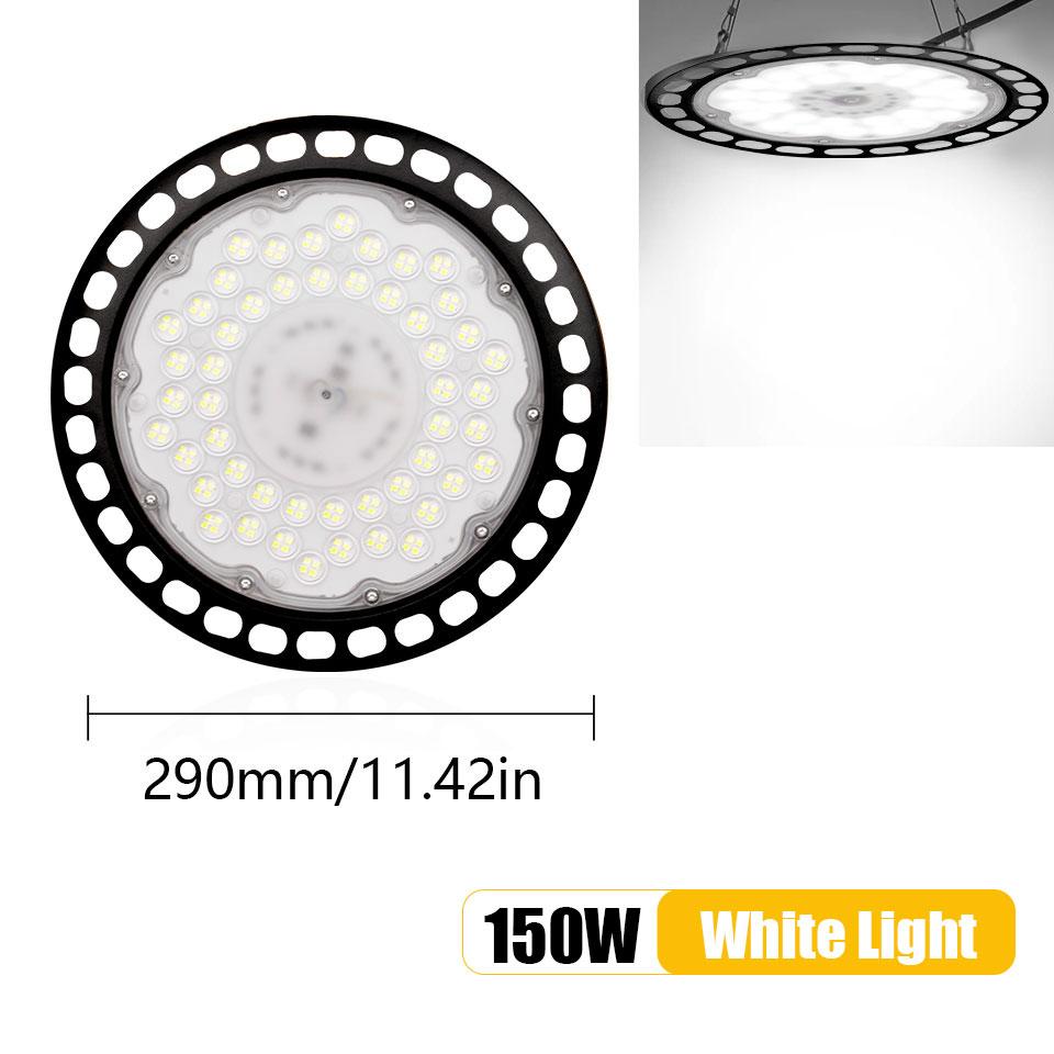 Светодиодный светильник High Bay UFO Super Bright AC220V 200W 300W Водонепроницаемый Atelier Garage Industrial Для гаража, склада, светодиодные потолочные светильники