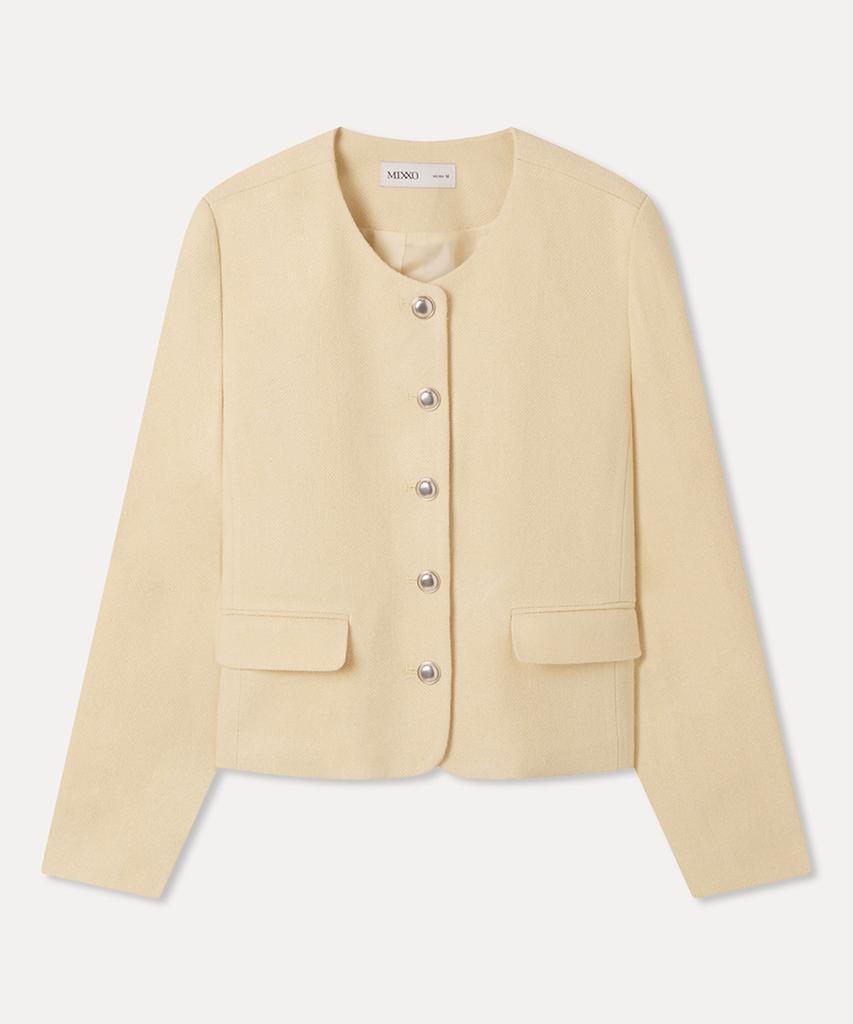 Круглая твидовая куртка Mixxo_Miwjkg32Pb