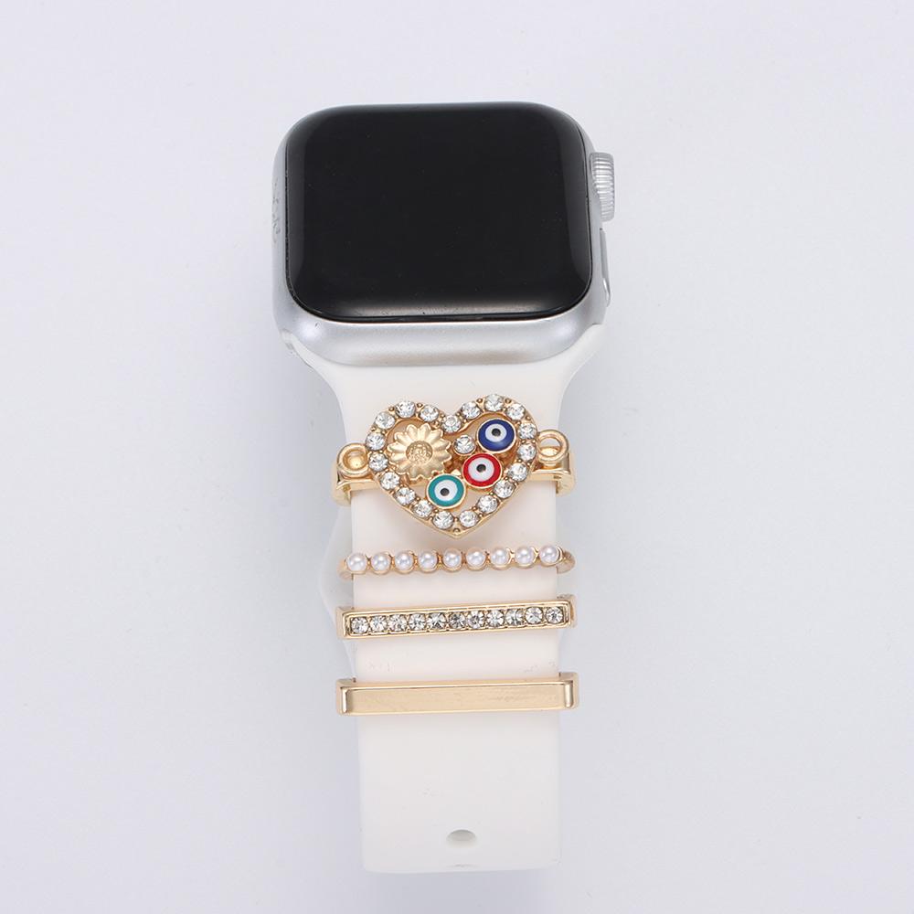 Ремешок аксессуары декоративное кольцо ремешок для часов орнамент браслет подвески для Apple Watch Band