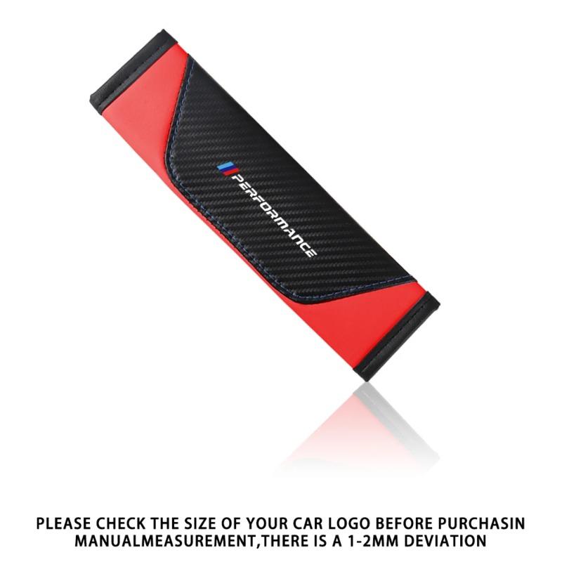 2 шт. Универсальная накладка на ремень безопасности автомобиля, регулируемая накладка на ремень безопасности, накладки на плечевые ремни для BMW M M1 M2 M3 M4, автоаксессуары