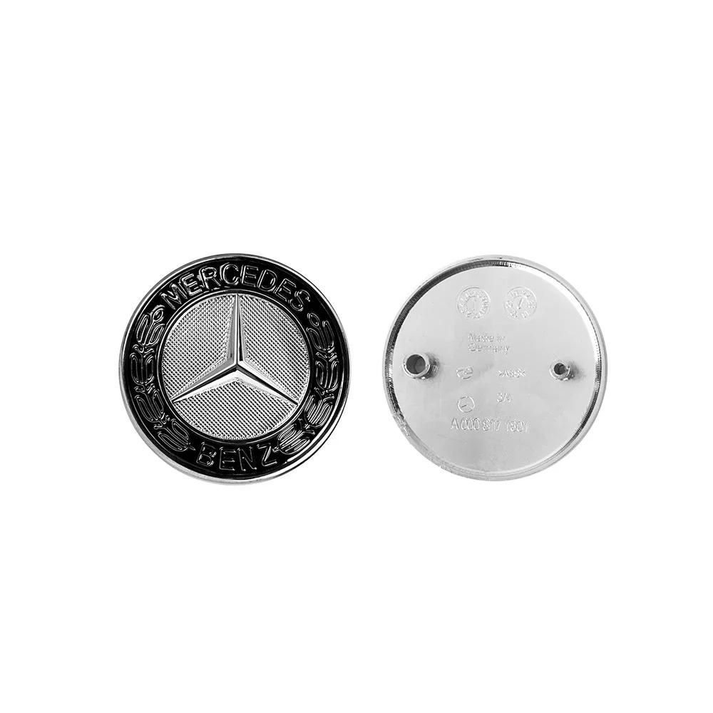 HXA1 1pc 57mm 2Pin AFFALTERBACH Tree Hood Sticker for AMG Mercedes-benz A35 A45 GT50 W177 W246 GLB SLK GLA AMG Hood Sticker Clip
