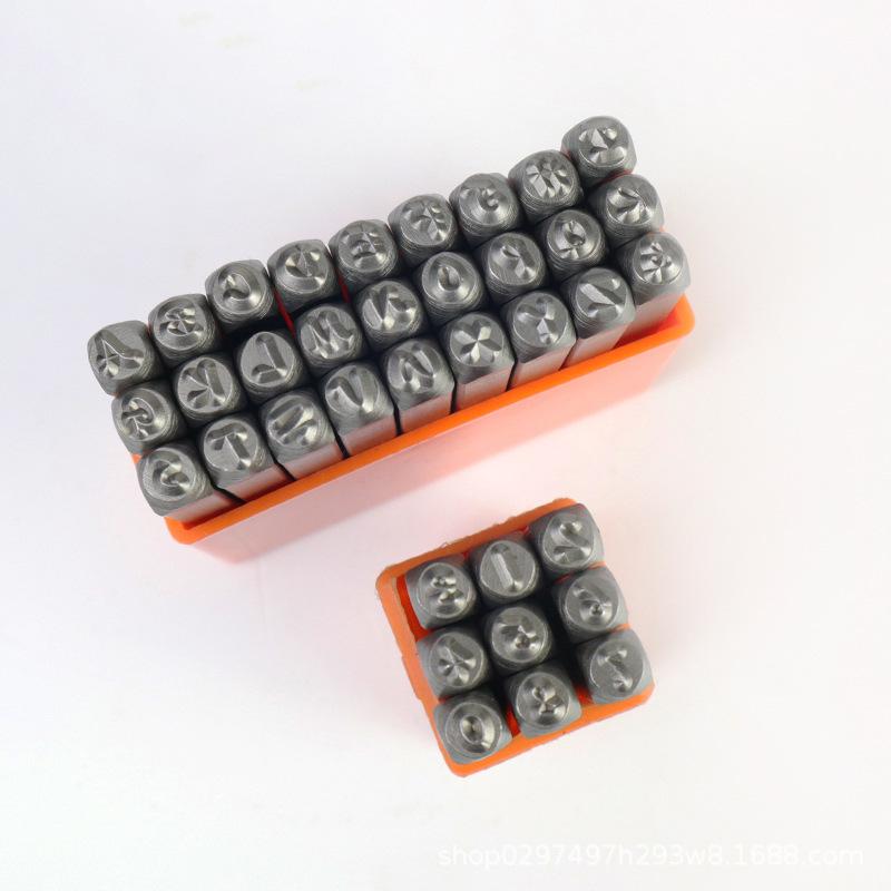 Набор стальных штампов для художественного шрифта, 27 шт.: Буква, Цифровой пуансон, Сделай сам зубило и гравировальные инструменты