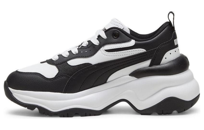 Puma Женские босоножки на танкетке Cilia 'Черно-белые' 393915-07
