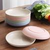 Unbreakable Durable Plates Dinnerware 1pc Wheat Straw Plate Reusable Dinner Dishes Lightweight Tableware Kitchen Accessories