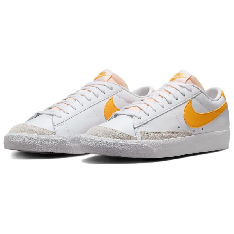 Nike Кроссовки Blazer Low '77 Vintage Белые Университетское золото Фантом Обувь для скейтборда DA6364-112