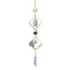 Crystal Suncatchers with Chain Rainbow Maker Crystal Prisms Decor Hanging Moon Wind Chimes for Home Garden Party Wedding Ornament Gift Mother