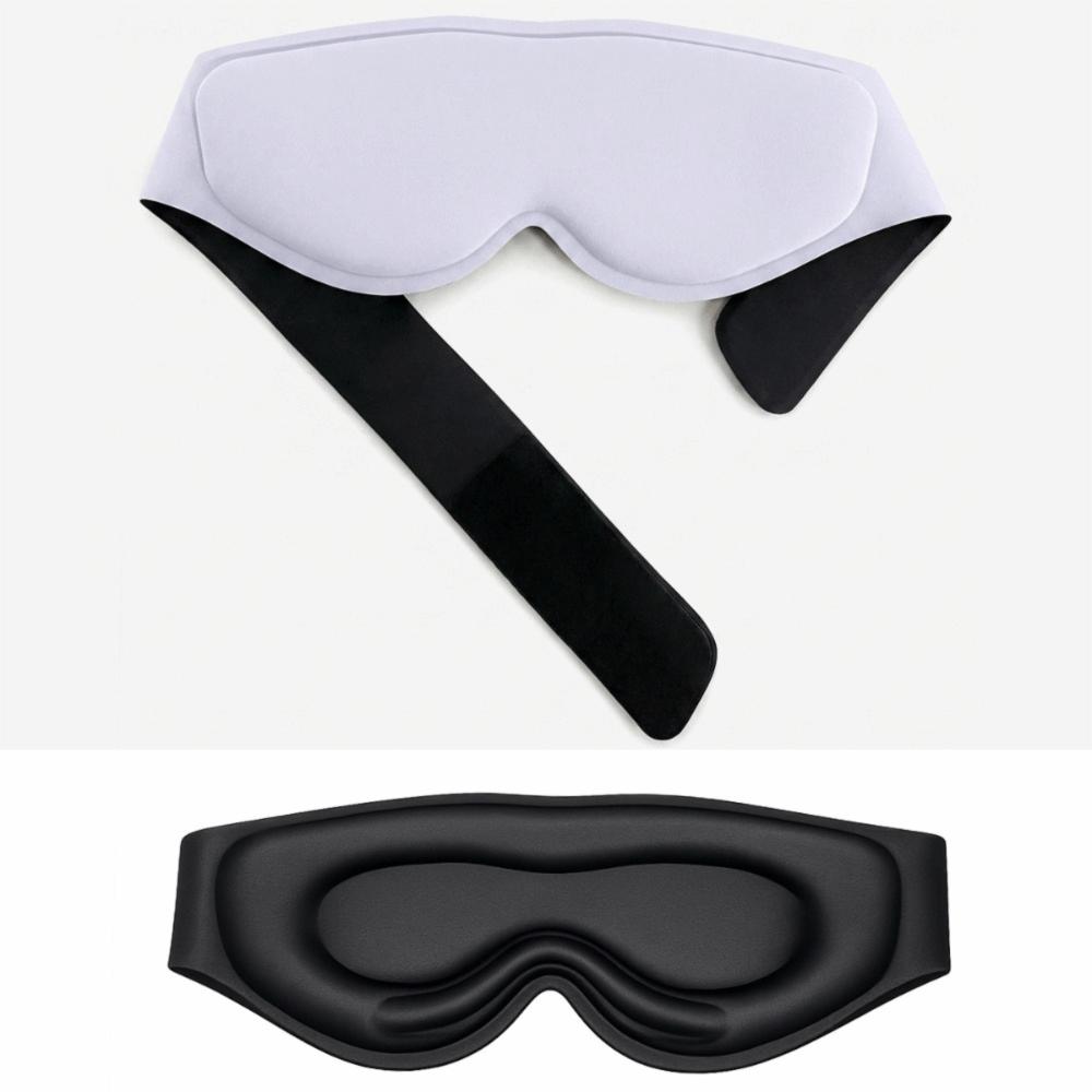 3D Contoured Eye Mask Breathable Eye Cover Lightweight Gravity Bead Sleep Eye Mask Office Nap