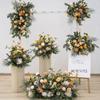 Новая цветочная наземная композиция из искусственных цветов для помолвки и свадебного декора - Большой размер, элегантный дизайн