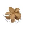 Chicken Egg Flower Solid Color Frosted Hair Clip Female Korean Petal Grab Clip Sweet Temperament Hair Accessories