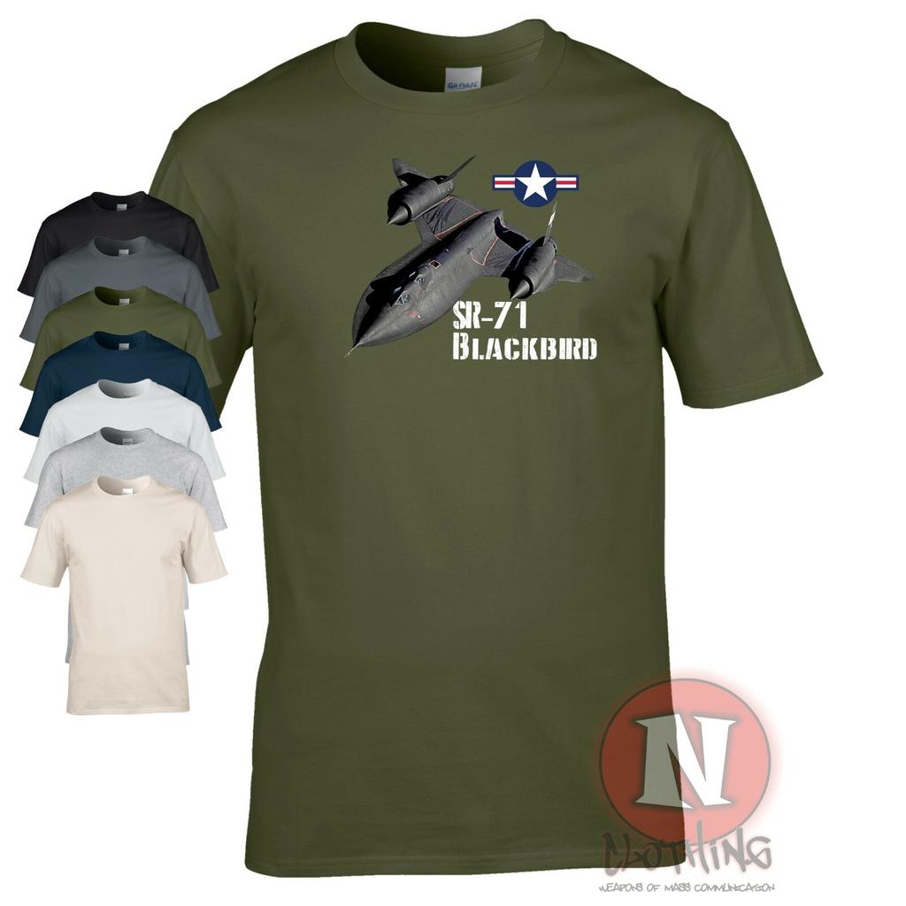 SR-71 Blackbird American Fighter Plane Warjet USAF T-Shirt