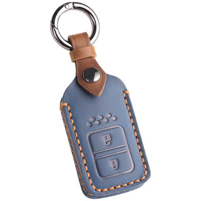 Совместимо с Honda Key Fit Hybrid Key Shuttle и Чехол для смарт-ключа из натуральной кожи с дизайном WR-V Case, Case, Shuttle, Hybrid, Vezel, Civic,