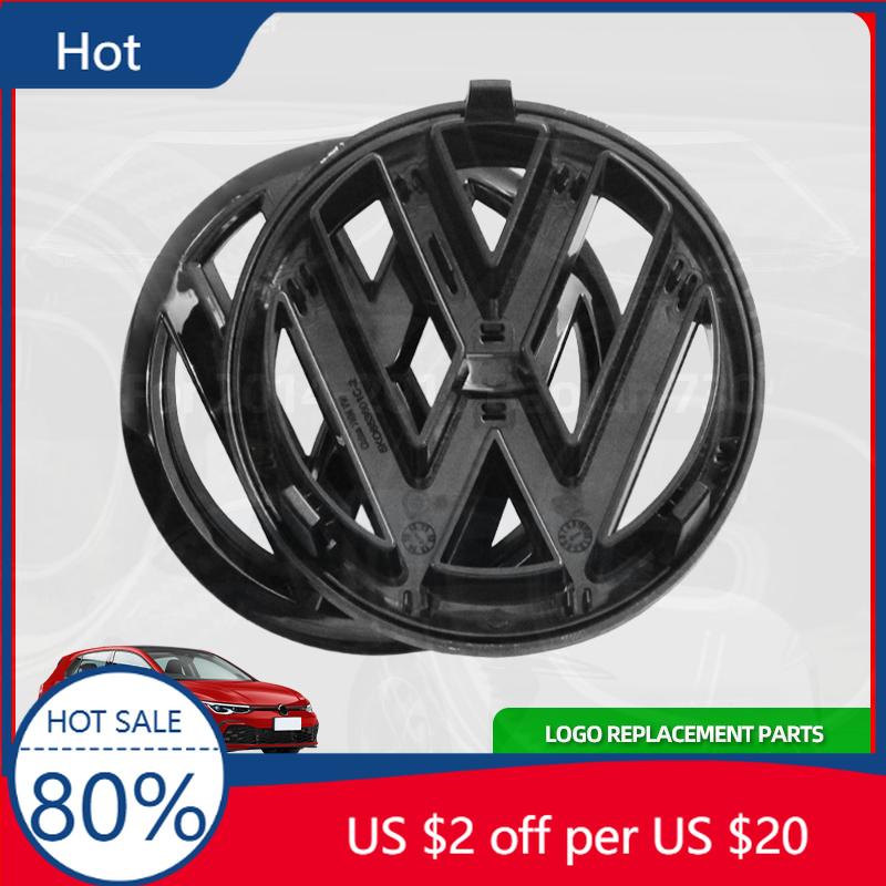 BANA2 VW Golf 3 4 Mk3 Mk4 Для VW VOLKSWAGEN 2026 Горячие 2 шт. ABS Замена 127 мм 110 мм Значок Решетки Радиатора Автомобиля Передний Значок Багажника Задний Li