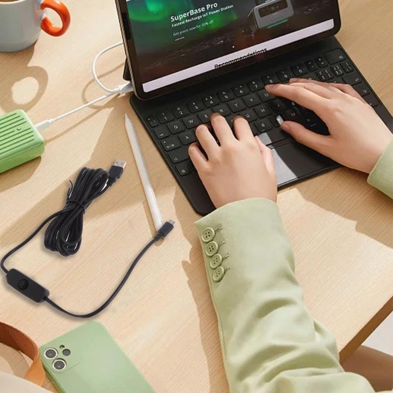 Кабель питания Micro USB с переключателем, USB 2.0 на MicroUSB, для платы, USB на micro USB кабель