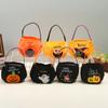 Halloween Portable Three-dimensional Pumpkin Bag All Saints' Day Candy Bag for Children Party Holiday Creative Spirit Props
