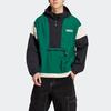 Adidas Originals Adventure Windbreaker Long Sleeve Hooded Sports Jacket Men Jackets Dark-Green IC5640