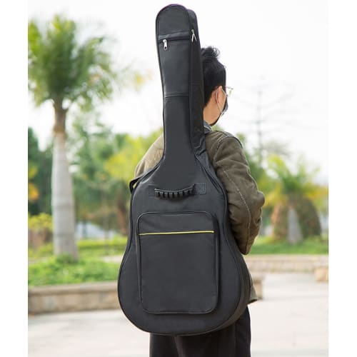 Mdvora Guitar Bag - 1/2/3 Pack Gig Bag, 38-41 Inch Electric & Acoustic Guitar Case, Waterproof Oxford Cloth, Two Pockets, 1 Pack, Classic Style.