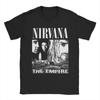 Nirvana Grunge Гранж Группа Футболка с принтом Уличная одежда Винтаж Y2K Мужская [S-6XL]