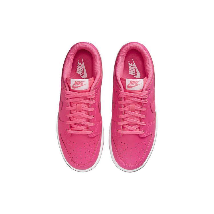 Nike Dunk Low Hyper Розовые женские кроссовки белые DZ5196-600