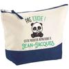 Trousse de maquillage - PLANETEE - Jean-Jacques Pas touche Panda - Grand format - Coton - Impression sublimation HD