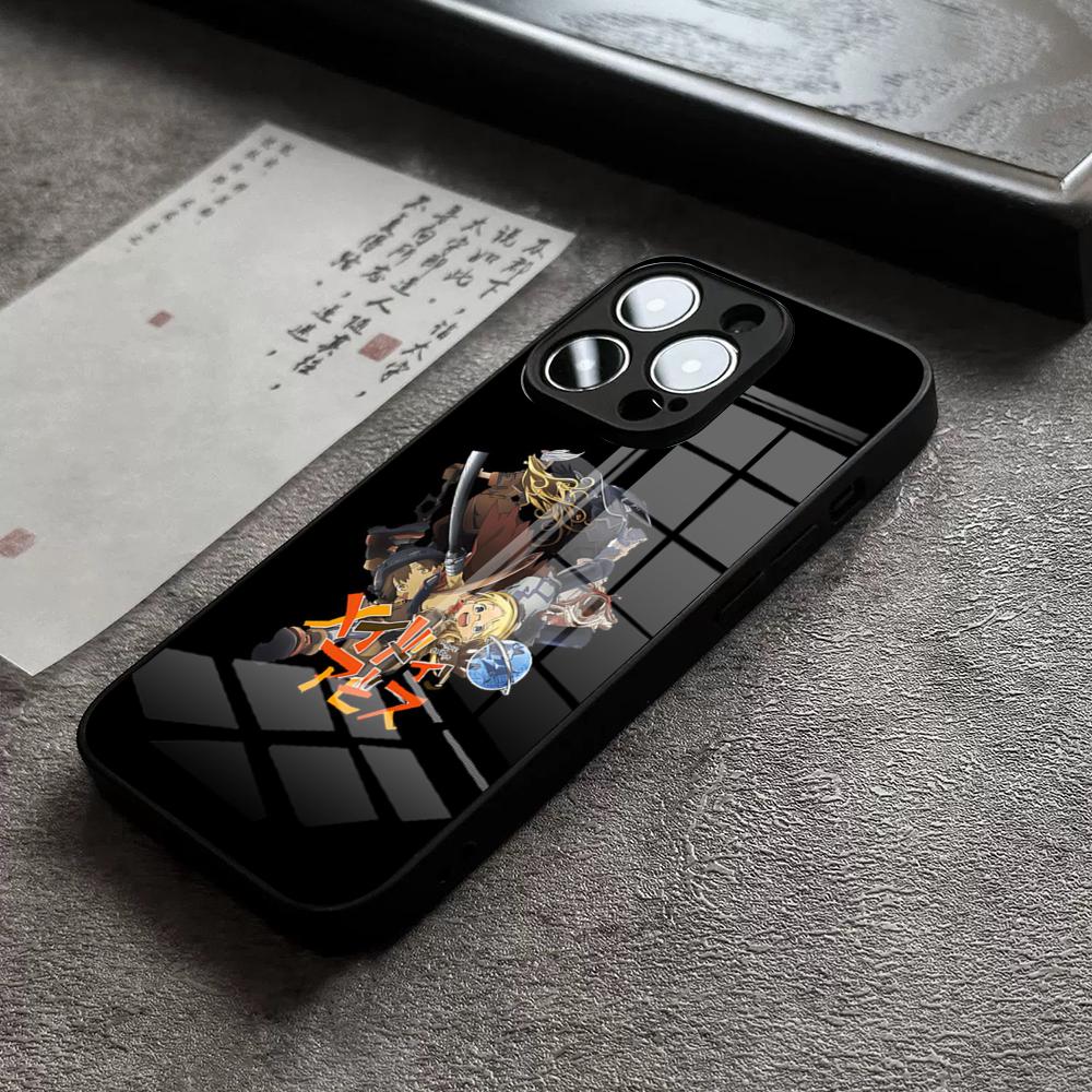 Чехол для телефона из аниме «Созданный в Бездне» для IPhone 17 Pro Max 14 Pro 15 12 11 13 Mini X XR XS 16 Plus SE Стеклянный чехол