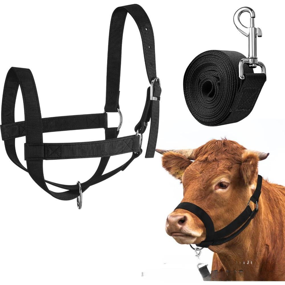 Horse & Cattle Adjustable Halter Heavy - Duty Lifting And Traction Rope Equestrian Supplies
