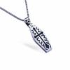 Men's Punk Cross Coffin Titanium Steel Chain Pendant Necklace