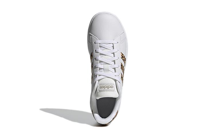 adidas Neo GRAND COURT Низкие Детские Скейтбордические Кроссовки Белые Детские FZ3510