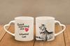 Oriental – Cat mug, adorable heart-shaped handle mug | Art-Dog