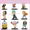 Изысканные ПВХ фигурки аниме One Piece с Луффи, Зоро, Нами. Идеально подходят для украшения торта