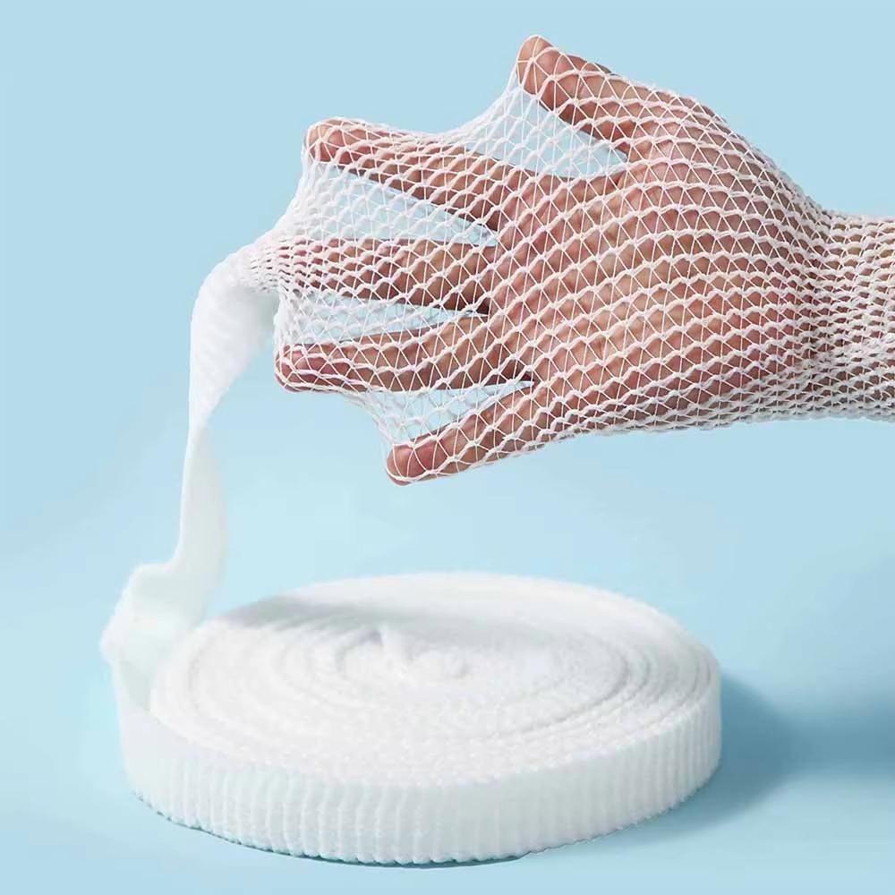 Breathable Material Elastic Net Bandage Fix Retainer Breathable Bandage  Elbow Support
