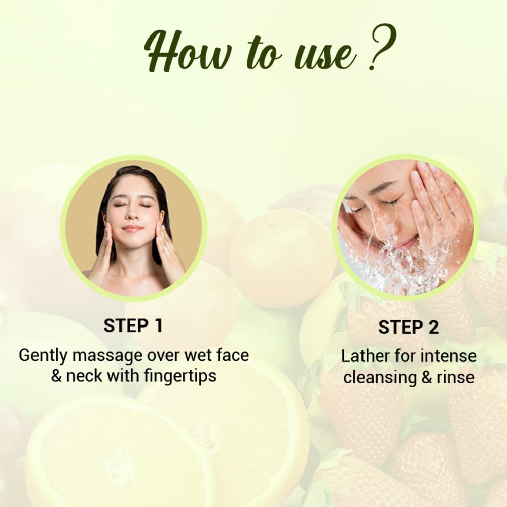 Biotique Фруктовый осветляющий гель для умывания лица | Аюрведический и органически чистый | 100% растительные экстракты | Подходит для всех типов кожи | 200 мл