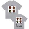 Rock Band Gorillaz Album Merch Printed T Shirts Unisexs Women Hip Hop Fashion Oversized Streetwear Male Soft Cotton Tshirt Tops