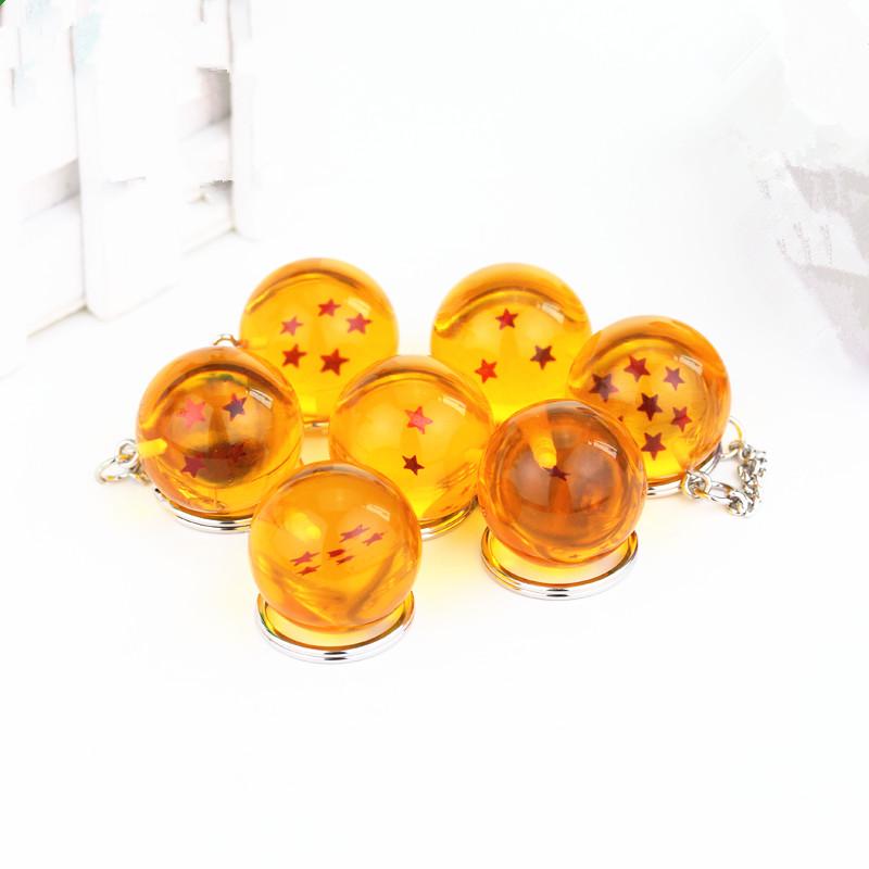 Anime Dragon Ball Keychain Charms - Pentagram Ornaments