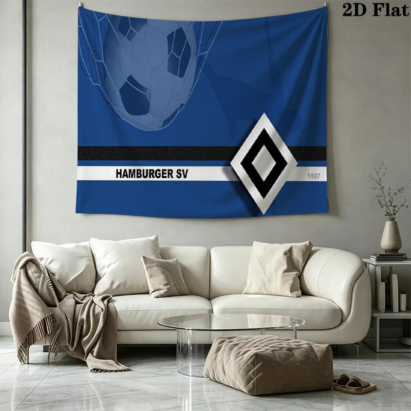 Hsv bilder Logo Wall Tapestry Aesthetic Wall Hanging Printed Fabric Blanket Decorative Tapestries for Bedroom Living Room Home Decor