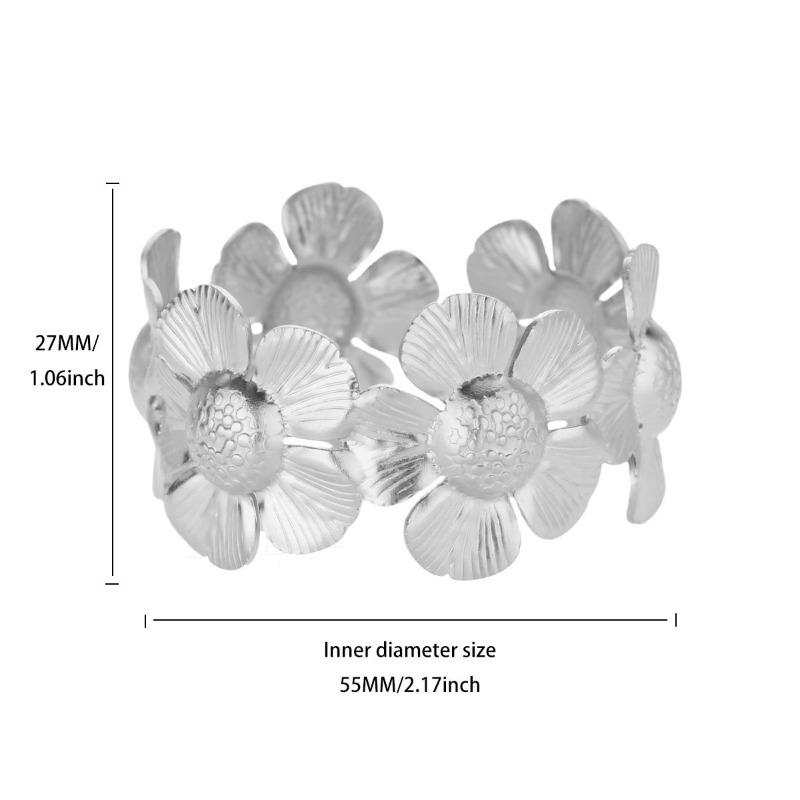 Модный браслет из нержавеющей стали с цветком ветра и надписью «Любовь», женский, с покрытием из K-золота, геометрический, женский браслет, ювелирное изделие, горячая распродажа