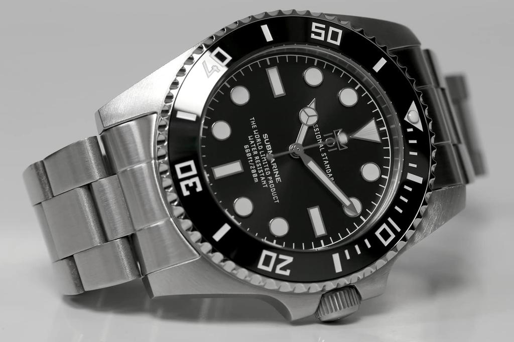 [HYAKUICHI 101] No.1S Hyakuichi 20 ATM Water Resistant Sweep Second Diver's Watch Ceramic Bezel Non-Date Watch Deep Aqua Quartz