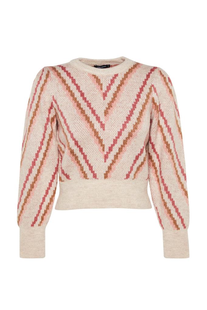 Women's Elegance Style Sweater Gray Soft Textured Knitwear Sweater