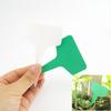 100pcs PVC Greenhouse Plant T Tags Labels Flower Pots Plastic Markers Sign Waterproof Herbs Plant Garden Tools Supplies