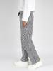 IKALOOK Casual Striped Elastic Wide Pants Bpt108