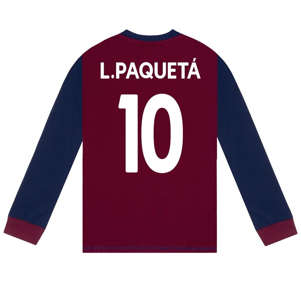 West Ham United FC Boys Lucas Paqueta 10 Long Pyjama Set