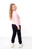 Girls' Tracksuit – Printed Sports Set with «Bonjour» Design, Any season 6063-057-33-3-1 HC