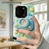 Phone case: 2D flat design suitable for iPhone 18 17 16 15 14 13 Pro protective case, macaron camera, perfect Christmas and Halloween holiday gift