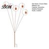 Garden Stake for Bells Rustic Metal with Bells, Decorative Wind Chime, Weather Landscaping Stakes Resistant Yard Art Ornament Outdoor Lawn Patio