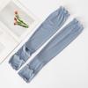 Flared Sunscreen Arm Sleeves Solid Color Cycling Arm Cover Fashion Ice Silk Arm Sleeves  Cycling