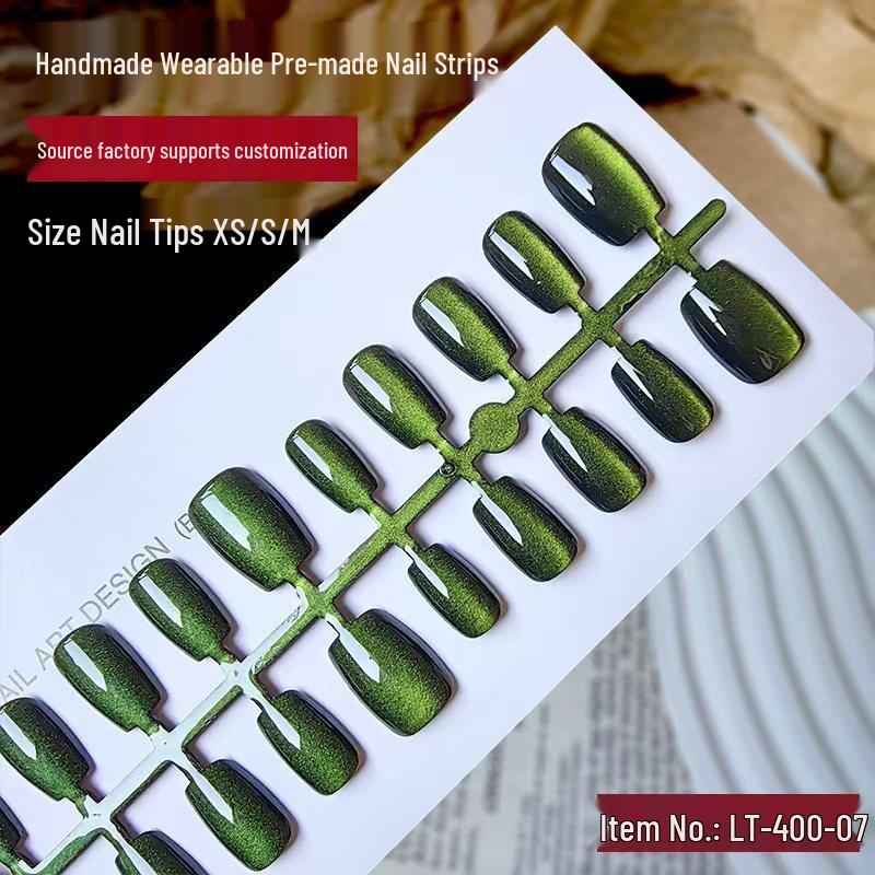 Cat Eye Manicure: 30 Hand-Painted Luxury Nail Strips