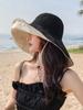Летние солнцезащитные шляпы для женщин, шляпа-ведро с большими полями, складная УФ-защита, женская панама, пляжная кепка, рыбацкая кепка для путешествий на открытом воздухе