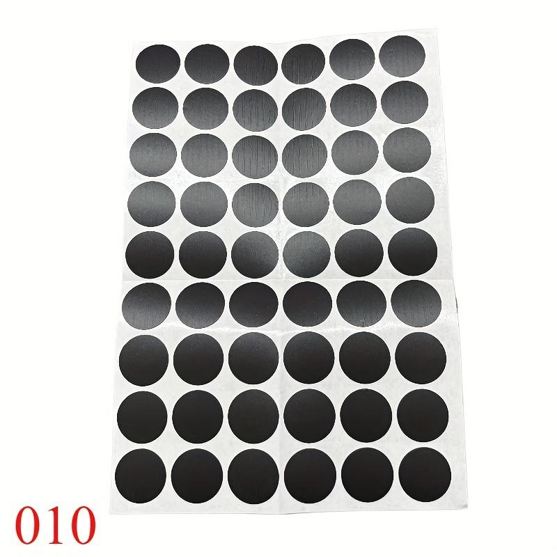 54 шт. Наклейки-заглушки для отверстий под мебельные шурупы - Самоклеящиеся декоративные колпачки из ПВХ для крышек шурупов для ремонта шкафов и полок